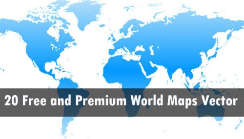 20 Free and Premium World Maps Vector