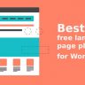 Best Free Landing Page Plugin for WordPress 2022