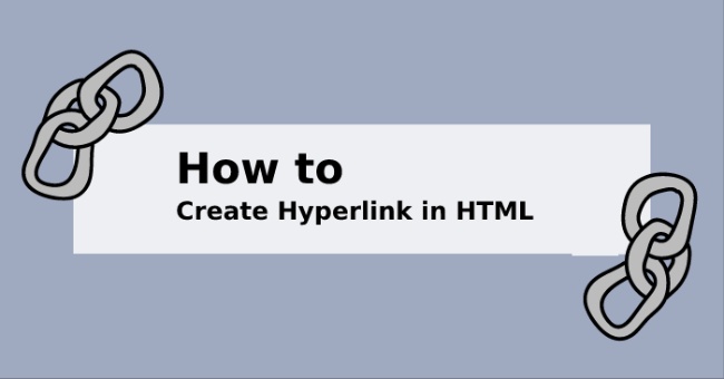 how to create hyperlink in html