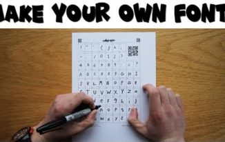 6 Steps to Make Your Own Font