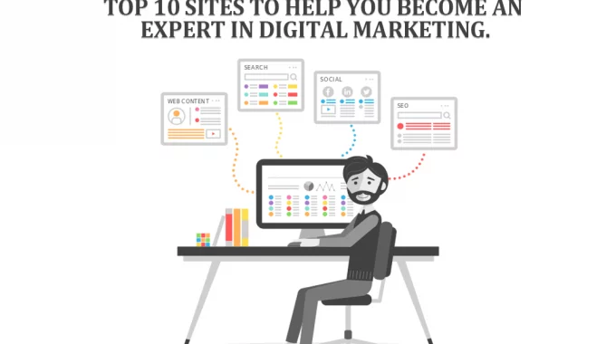 Top 10 Sites to Help You Become an Expert in Digital Marketing